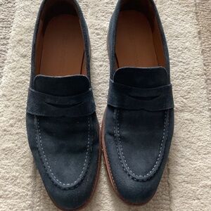 Blue suede Allen Edmonds 8.5D - worn twice